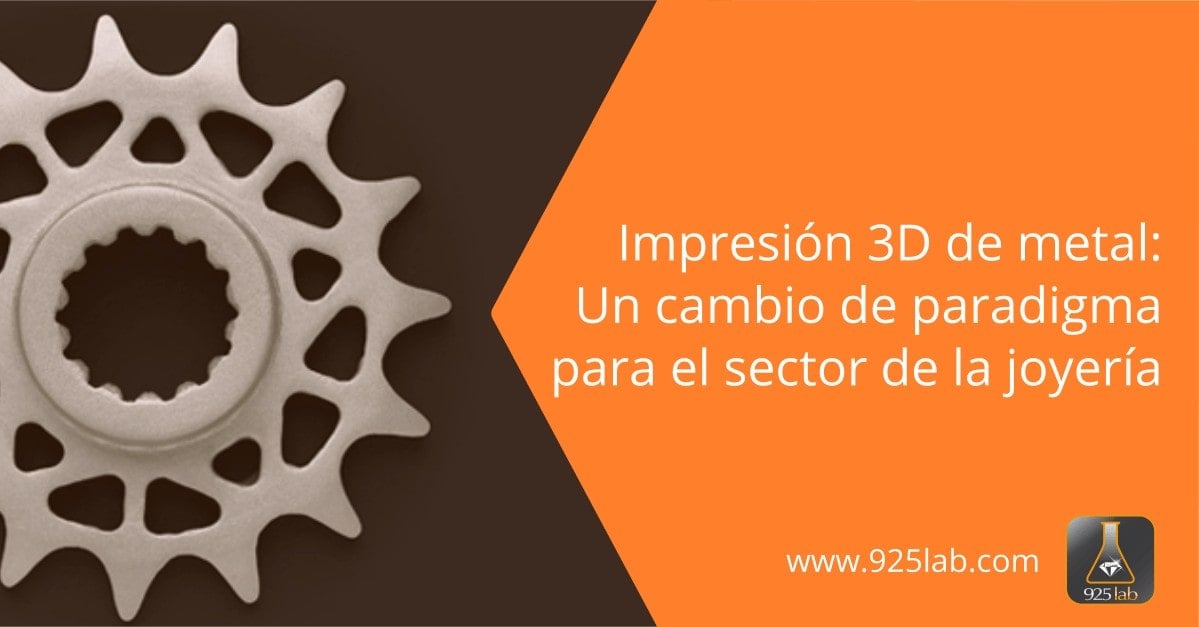Impresión 3D metal para joyería