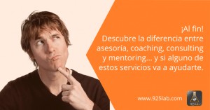 925lab - diferencia coaching consulting mentoring