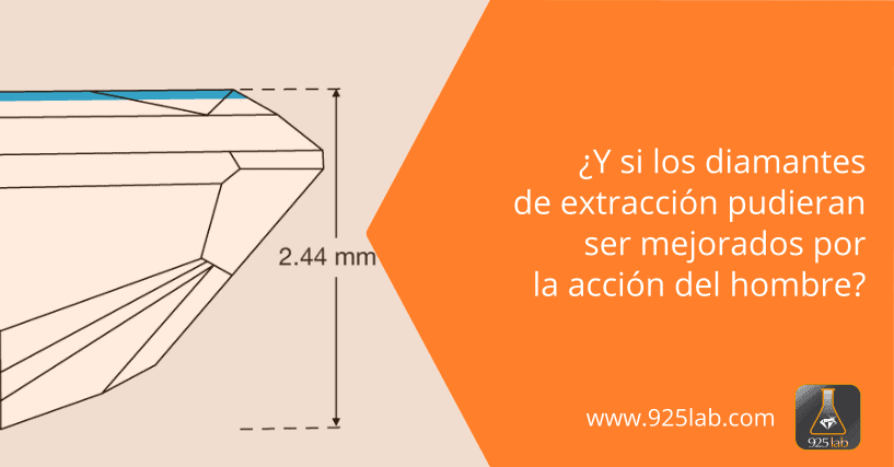 925lab - Diamante naturo-sintético