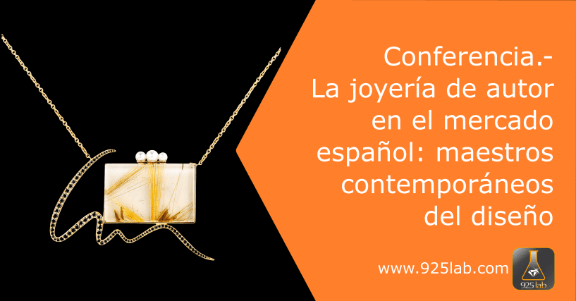 925lab - Conferencia IGE joyeria de autor en mercado español 7 de marzo de 2023