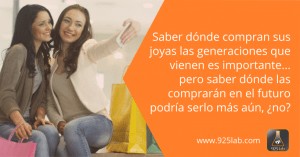 Los milenials prefieren las tiendas... ¿hasta cuándo para comprar joyería?