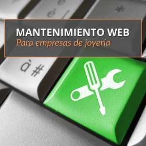 Mantenimiento web WordPress para empresas de joyería