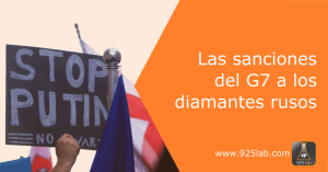 925lab - Sanciones G7 a diamantes rusos 2024