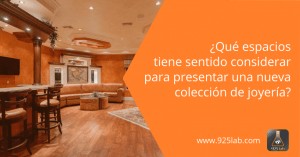 Tres espacios para presentar colecciones de joyas