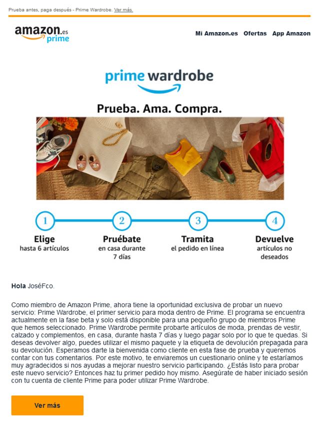 Amazon Prime Wardrobe - Invitación JFA 2021_09_28