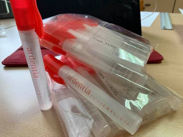 Gel desinfectante de Ardentia